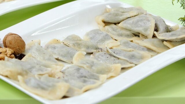 Pierogi z makiem i bakaliami